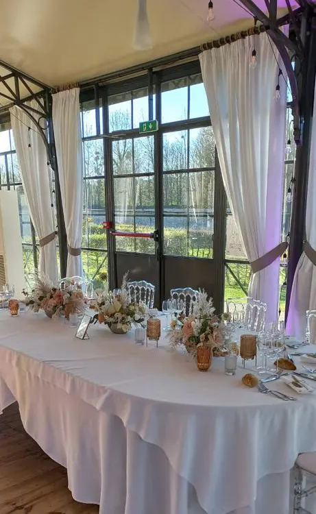 Salle de mariage au Château de la Trye