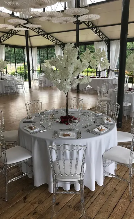 Table de mariage au Château de la Trye