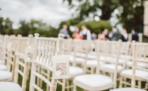 Mariage extérieur jardin